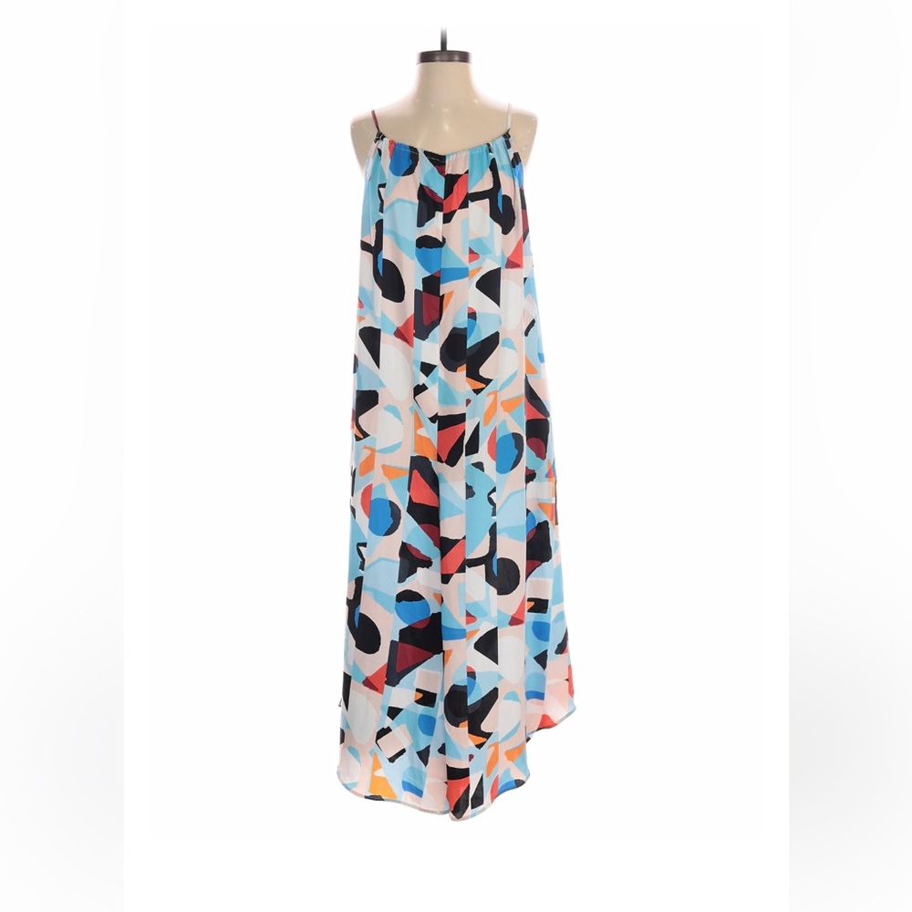 Anthropologie Multicolor Geometric Jumpsuit